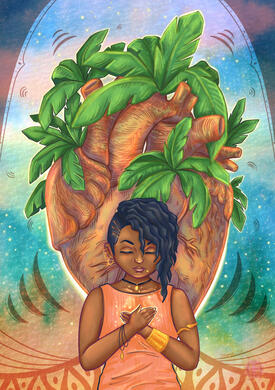 Resounding with the Heart Drum Tree