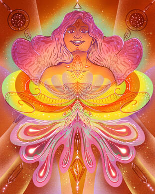 Cosmic Butterfly